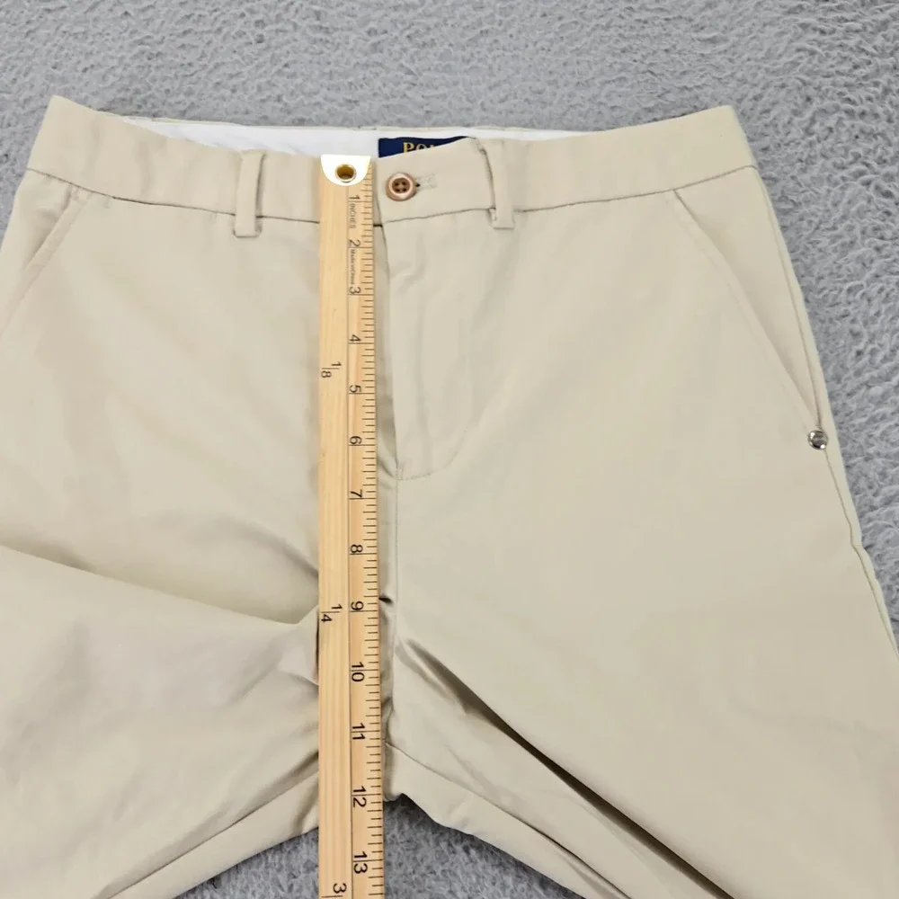 Polo Ralph‎ Lauren Shorts Boys 16 Tan Preppy Pony Chino Flat Front School